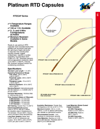Thumbnail of document Data Sheet - RTDCAP Platinum RTD Capsules